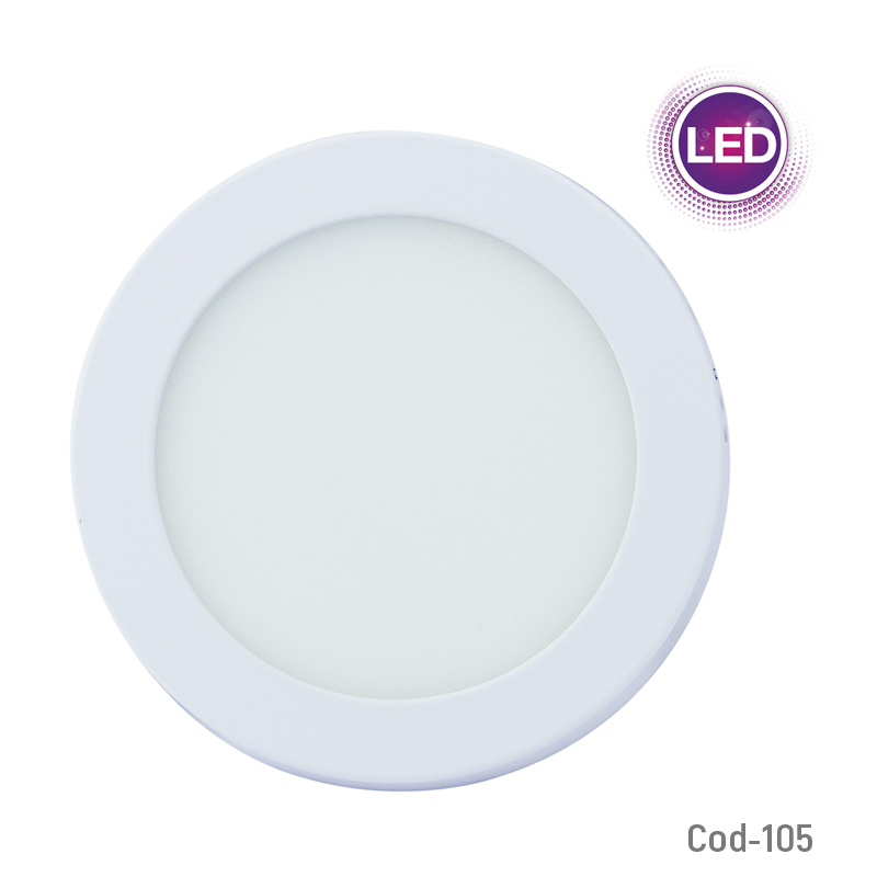 Kolm  Foco LED Panel Embutido De 24 Watt, Luz Blanca, Cielo Falso. En Caja.