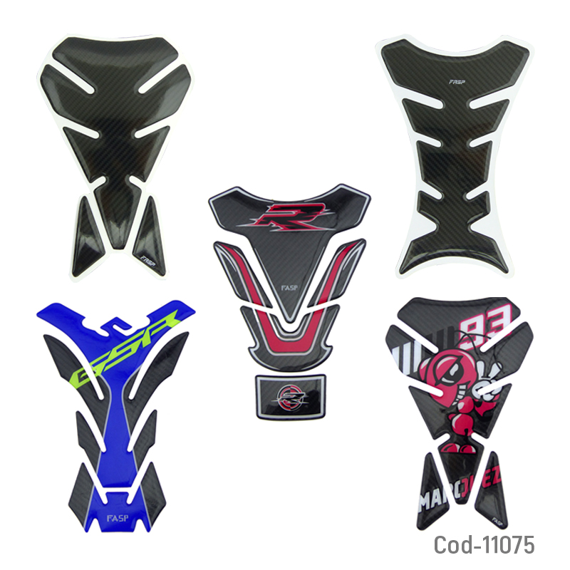 Kolm | Adhesivos Para Tanque De Moto, 6 Diseños, Alta Calidad