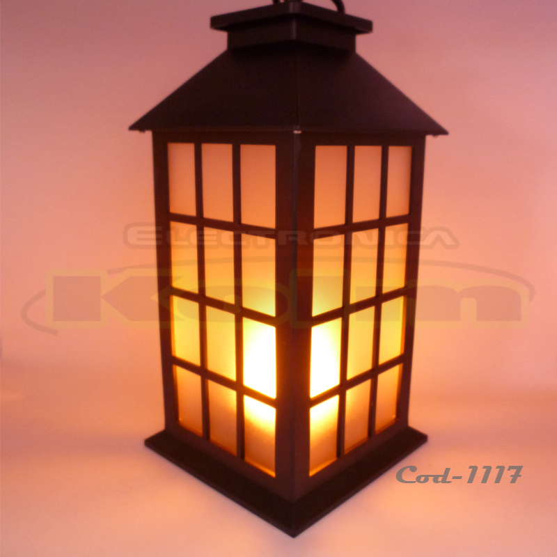 Kolm Farol Led Con Luz Efecto De Llama