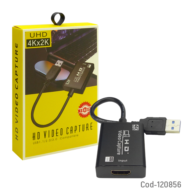 Kolm Capturadora De Video Hdmi Con Cable Usb 4k 1080p