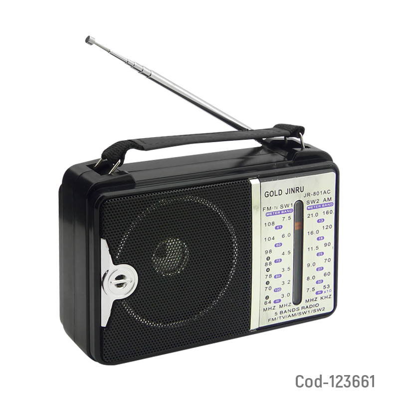 Kolm  Radio Multibanda Portable, Modelo JR-801.