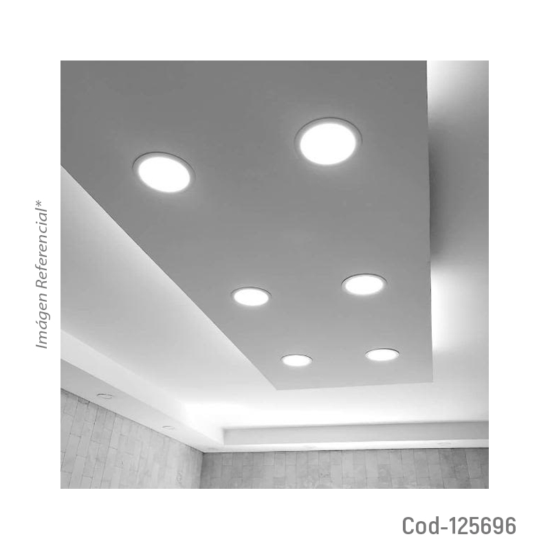 Kolm  Foco LED Panel 18 Watt, Sobrepuesto, Megabright, Luz Fria