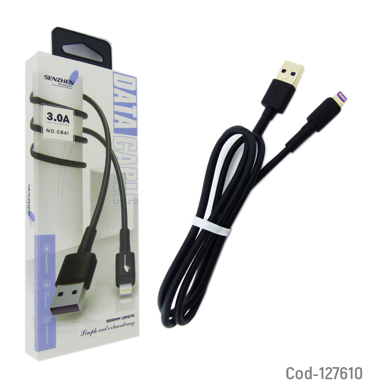 Kolm Cable USB Para Iphone 3.0A, 100Cm De Carga Y Data, CB41