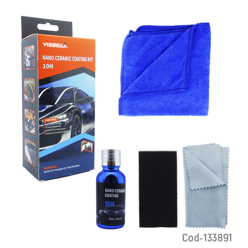 Kolm Kit De Recubrimiento Nano Ceramico Para Auto, Marca Visbella, De