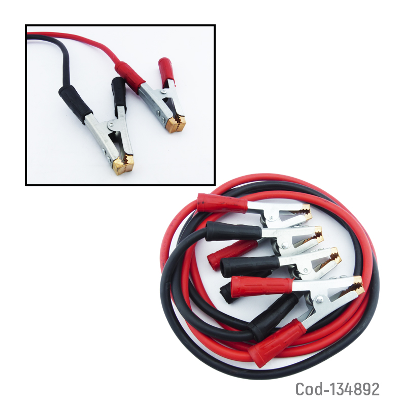 Cabos Jumper Yuanwovv 2.5m 1000A - Calibre 4 Para Carro SUV Caminhão