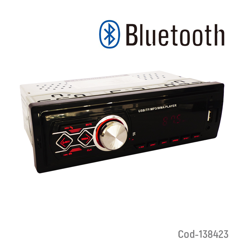Kolm  Radio Para Auto Bluetooth Touch. USB X 2. Pantalla Azul.