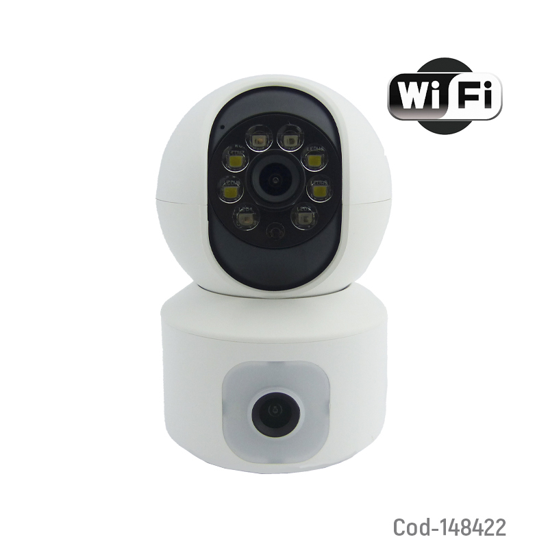 Camara WiFi para vigilancia con doble lente